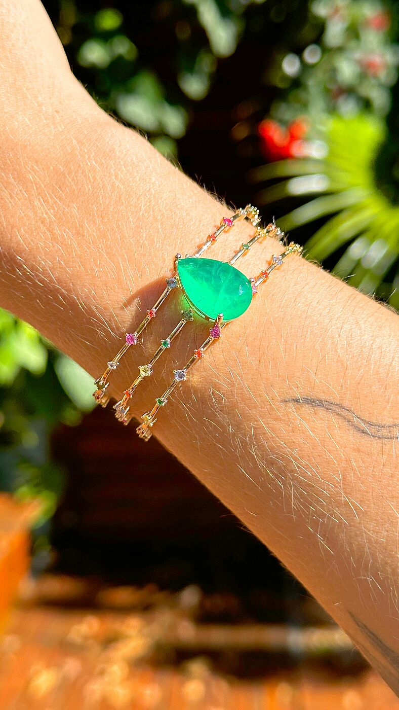 Fusion Emerald Bracelet
