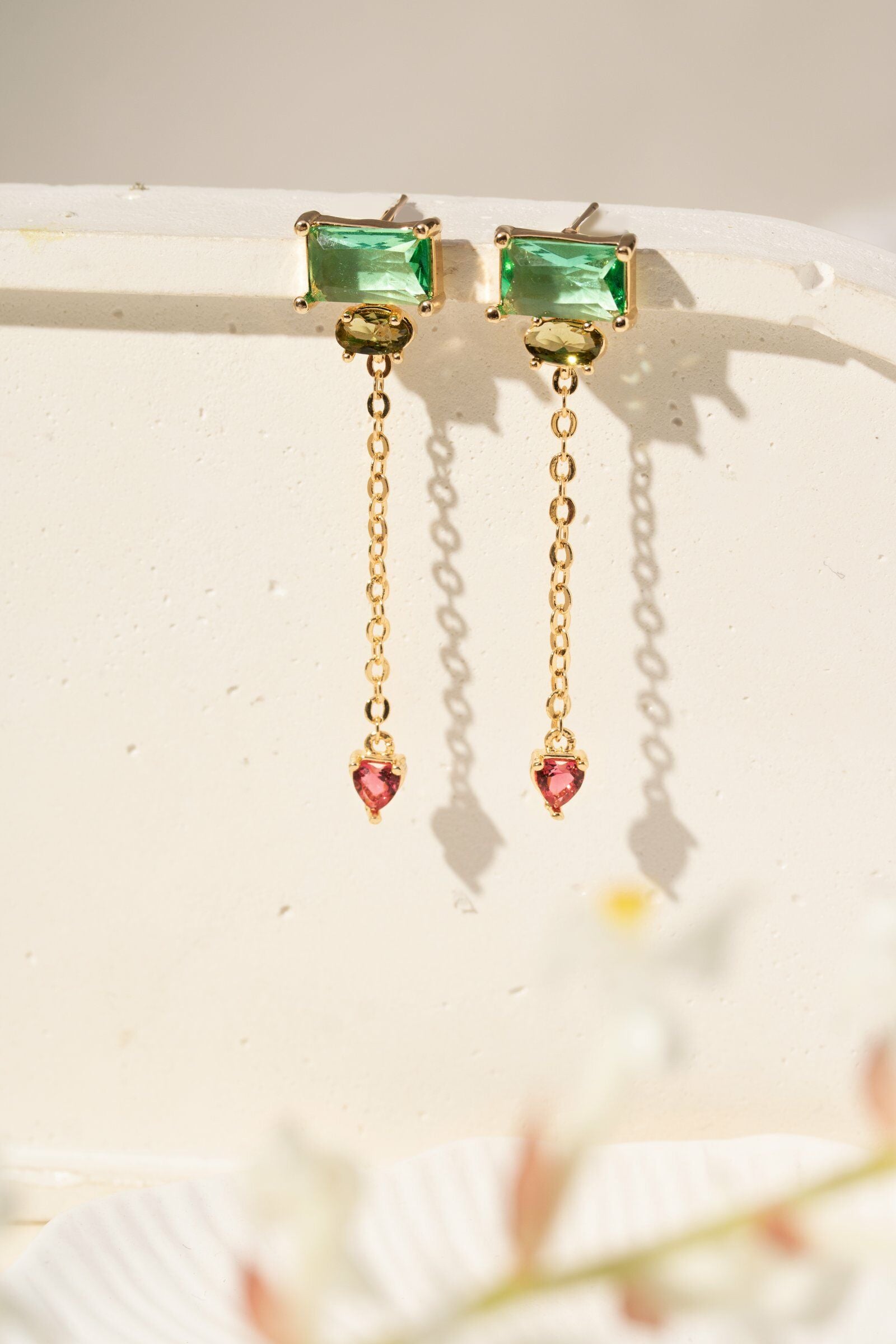 Emerald Fusion Earrings