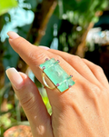 Colombian Emerald Fusion Rings