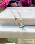 Topaz Crystal Necklace