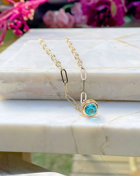 Topaz Crystal Necklace