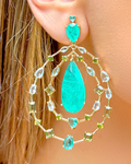 Emerald Fusion Earrings