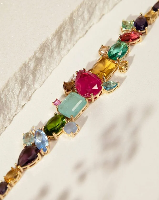 Maxi Pink Fusion Tourmaline Bracelet