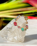 Flexible Paraíba Crystal Ring
