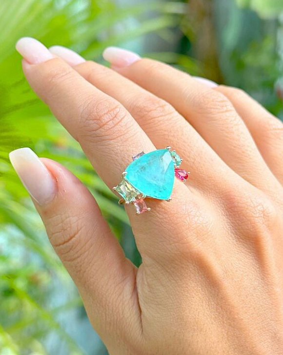 Tourmaline Fusion Ring - 7"