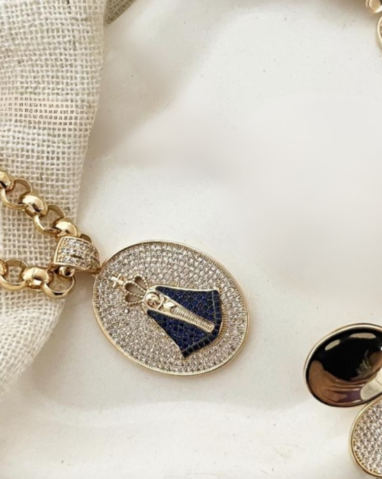 Virgin Mary Pendant Necklace